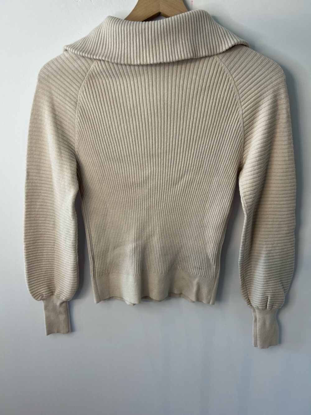 Sioni Women’s Ribbed Quarter Zip Sweater, Size Small - Picture 4 of 6